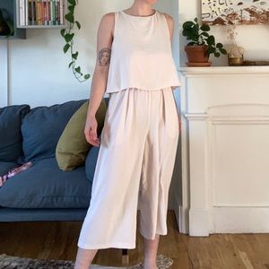 Oak and Fort light pink one-piece